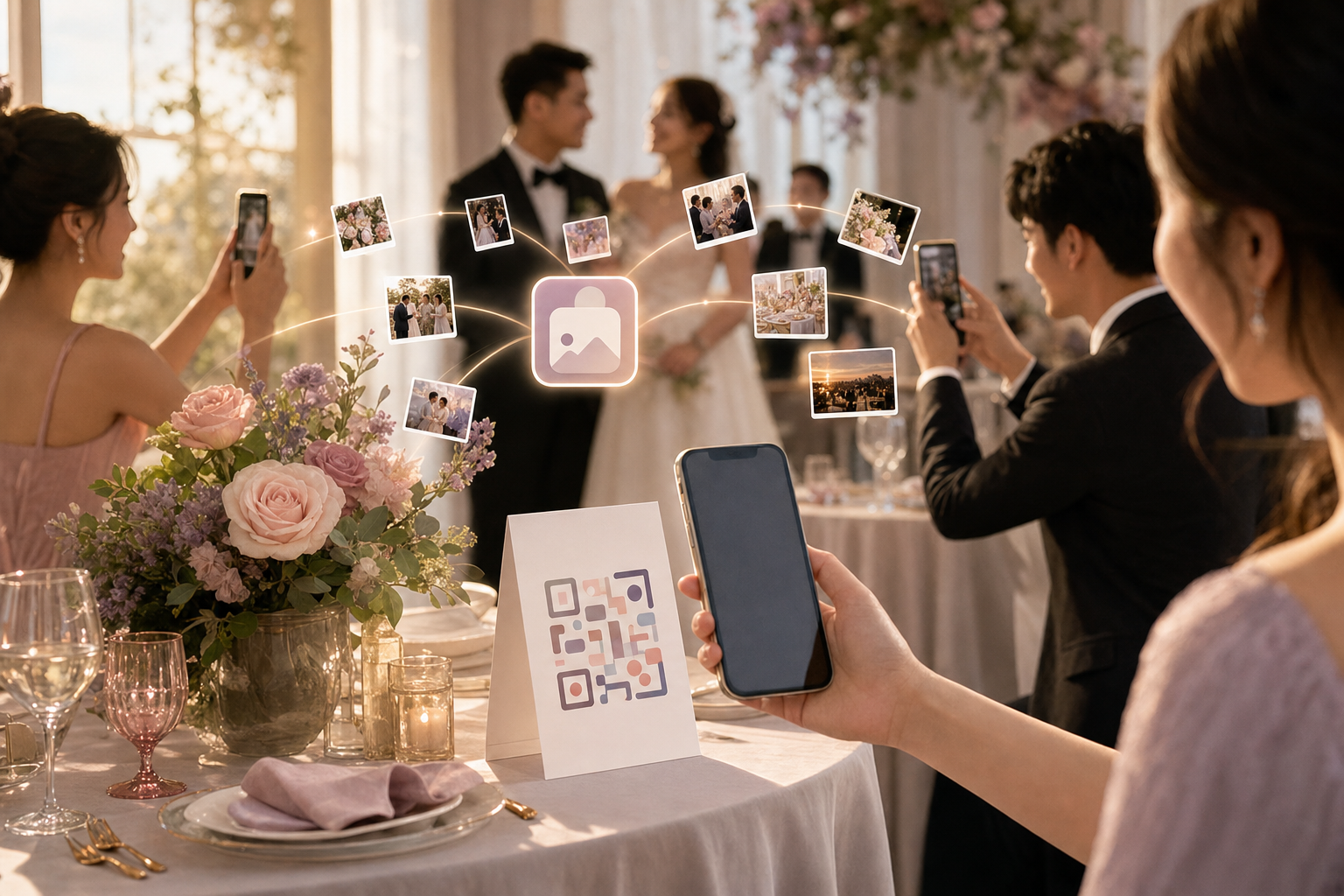 Wedding QR Code Photo Sharing: How to Collect Every Guest's Photos in One Place