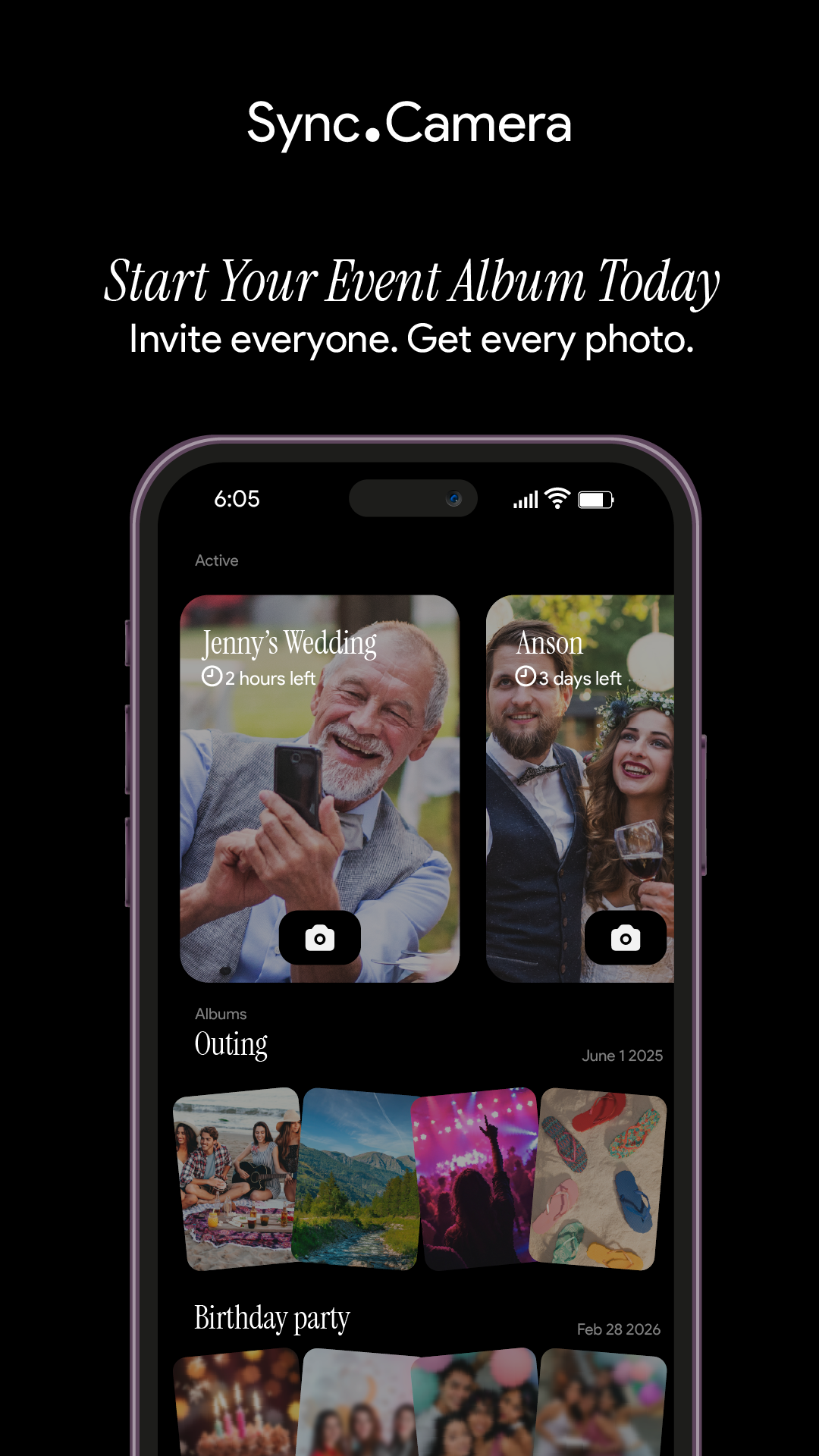 A full-screen photo view